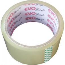 Banda adeziva pt impachetat transparenta 48mm EVOffice