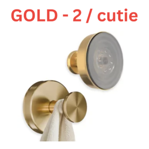 ( 100 / bax) Agatatoare cu ventuza  2 / cutie – auriu