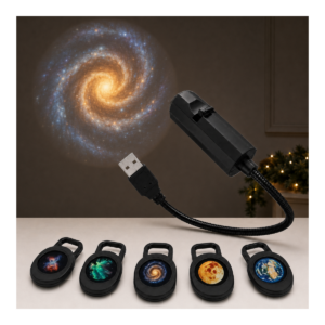 ( 300 / bax ) Proiector USB cu 5 discuri galaxie