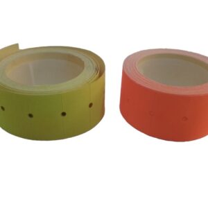 Etichete pret fosforescente, 1 linie,  21 *12 mm 500 buc/rola, 10 role/set
