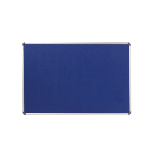 Panou din material textil albastru (fetru) 2 fete cu rama din aluminiu 60*90 cm EVOffice*