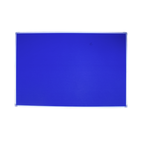 Panou din material textil albastru (fetru) 2 fete cu rama din aluminiu  120*180 cm EVOffice*
