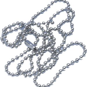 Snur metalic (lantisor)  pentru buzunar ecuson, lungime 70 cm