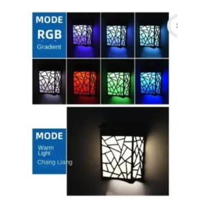 (160 buc / bax) lampa solara ambientala rgb – paianjen
