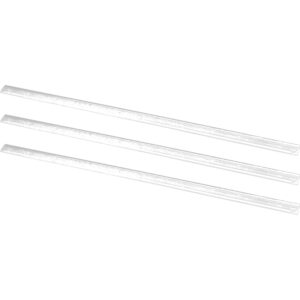 Baghete plastic 4 mm pentru 2-10 pagini,100 buc/cutie EVOffice – alb