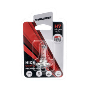 Bec halogen H7, 55W, +30% intensitate – CARGUARD