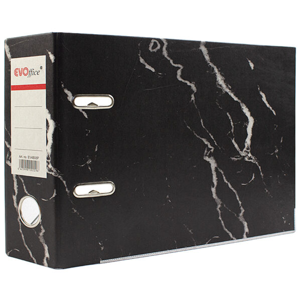 Biblioraft carton cu margine metalica, A5, landscape, 7.5 cm EVOffice
