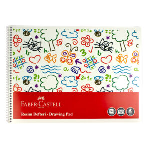 Bloc desen A4, 30 file, 120 gr coperta plastic fun Faber-Castell
