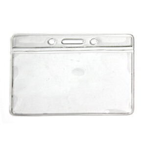 Buzunar plastic orizontal pentru ecuson 90 x 55 mm