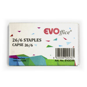 Capse 26/6, 1.000 buc/cutie EVOffice