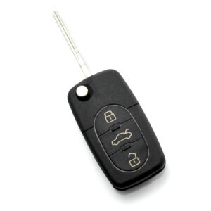 Audi – Carcasa cheie tip briceag, cu 3 butoane – baterie 1616 – CARGUARD