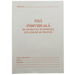 Carnet situatii urgenta