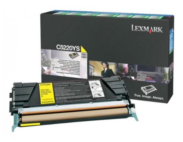 Cartus toner  Lexmark 00C5200YS yellow original C530D oem