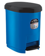Cos birou plastic cu pedala, colectare selectiva, 9 L Ark -albastru