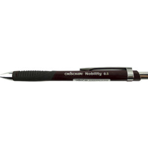 Creion mecanic 0.5mm,  grip si accesorii metalice, radiera incorporata Nobility 8328