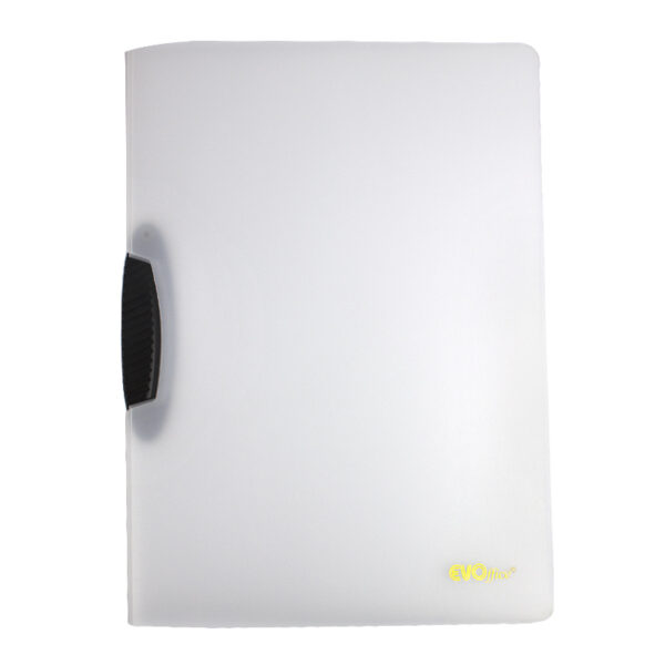 Dosar plastic rigid, cu clema pivotanta plastic, capacitate 50 coli EVOffice