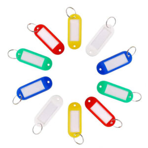 Etichete-suport plastic pentru chei 10buc/set -2buc *5 culori asortate