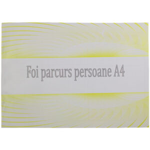 Foaie parcurs persoane A4 fata-verso