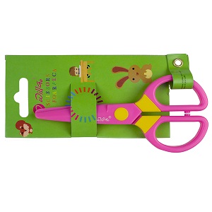 Foarfeca pentru hartie 13 cm, „Safety” cu lame din plastic Willgo – fete