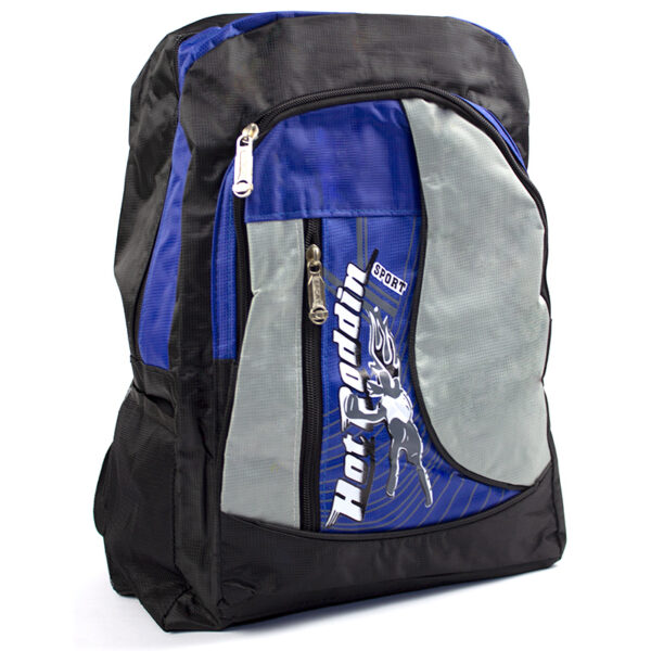 Ghiozdan student 43*31*13cm 3 fermoare albastru - baieti