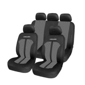 Huse universale premium pentru scaune auto gri+negru – CARGUARD