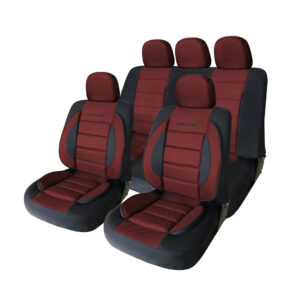 Huse universale premium pentru scaune auto rosu+negru – CARGUARD