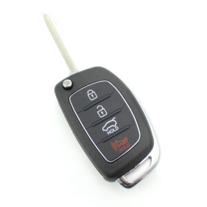 Hyundai – Carcasa cheie tip briceag, 3+1 butoane
