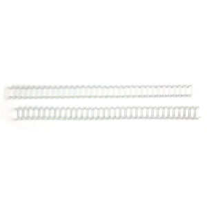 Inele metalice 11mm (7/16″) pt 65-80 coli, 100 buc/cutie EVOffice -alb