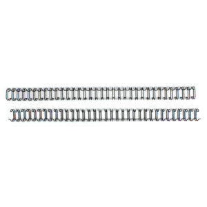 Inele metalice 11mm (7/16″) pt 65-80 coli, 100 buc/cutie EVOffice -negru
