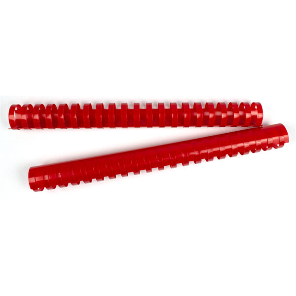Inele plastic 28 mm, max. 270 coli, 50 buc/cutie rosu