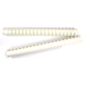 Inele plastic 28 mm, max. 270 coli, 50 buc/cutie EVOffice – alb