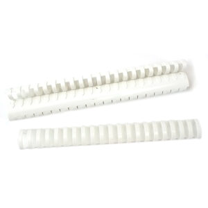 Inele plastic 32 mm, max 300 coli, 50buc/cutie EVOffice – alb