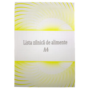 Lista zilnica alimente A4