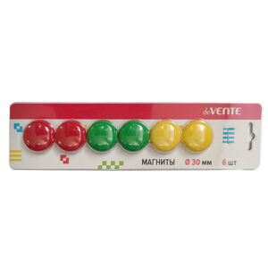 Magneti pentru tabla Ø30, 6 buc/blister