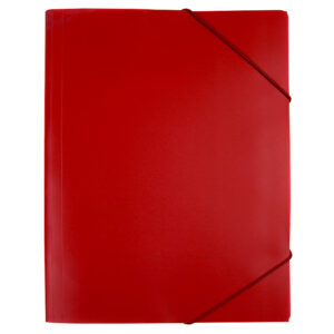 Mapa plastic A4 (318*237mm) cu elastic EVOffice – rosu