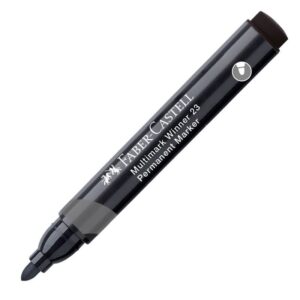 Marker Permanent negru varf rotund Multimark Winner23 Faber Castell