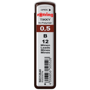Mina creion mecanic 0.5 B Rotring 12buc/set