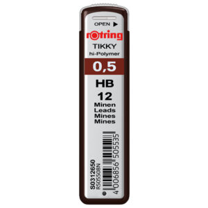 Mina creion mecanic 0.5 HB Rotring 12buc/set