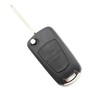 Opel – Carcasa tip cheie briceag cu 2 butoane, lama pe stanga
