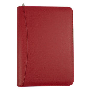 Organizer mare 25.2 *18 cm cu calculator, inchidere cu fermoar rosu