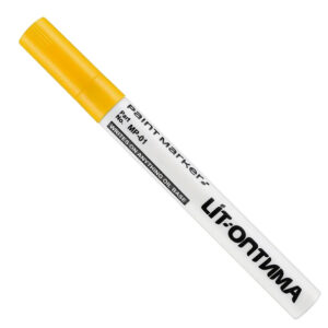 Permanent marker cu vopsea (paint marker) varf mediu 2 mm No. 101 – galben