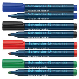Permanent marker varf tesit 1-4mm Schneider Maxx 133 – negru
