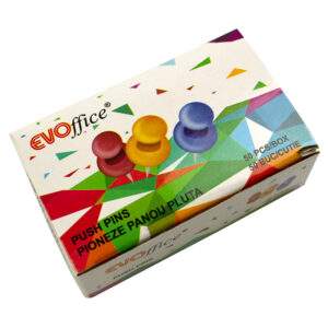 Pioneze color panou pluta 50 buc/cutie  EVOffice