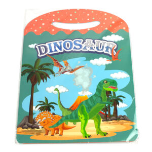 Plansa 30.5×70 cm cu stickere, creeaza o poveste – Dinozauri