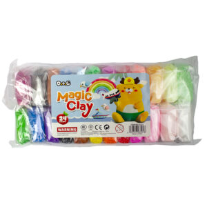Plastilina inteligenta „magic clay”, 24 culori si accesorii modelat No.3324