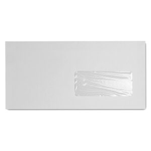 Plic DL (110*220 mm) alb, siliconic cu fereastra dreapta  80 gr/mp