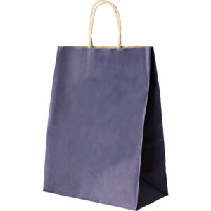 Punga din carton 150g kraft 26*33*12 cm -bleumarin