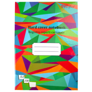 Registru A4 coperti cartonate color, 100 file – dictando EVOffice