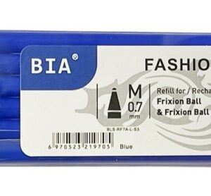 Rezerva roller cerneala, varf mediu  0,7mm, 6 buc/set No. M-8001 – albastru