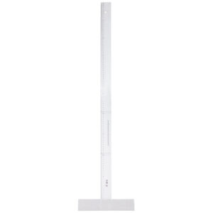 Rigla plastic transparent T (teu) cap fix ,100 cm